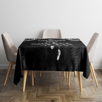 NZ Rugby Tablecloth Kapa Opango Maori Haka With Years of The All Black Champions - Wonder Print Shop