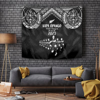 NZ Rugby Tapestry Kapa Opango Maori Haka With Years of The All Black Champions - Wonder Print Shop