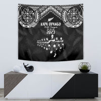 NZ Rugby Tapestry Kapa Opango Maori Haka With Years of The All Black Champions - Wonder Print Shop