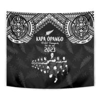 NZ Rugby Tapestry Kapa Opango Maori Haka With Years of The All Black Champions - Wonder Print Shop