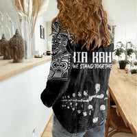 NZ Rugby Women Casual Shirt Kapa Opango Maori Haka With Years of The All Black Champions - Wonder Print Shop