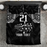 Custom NZ Rugby Bedding Set Kapa Opango Maori Haka With Years of The All Black Champions LT9 - Wonder Print Shop