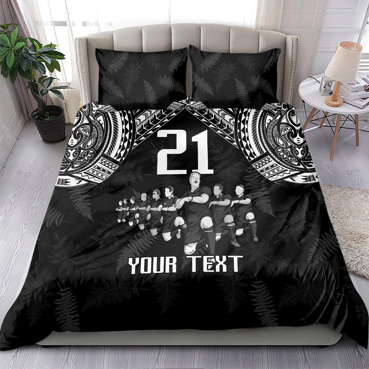 Custom NZ Rugby Bedding Set Kapa Opango Maori Haka With Years of The All Black Champions LT9 - Wonder Print Shop