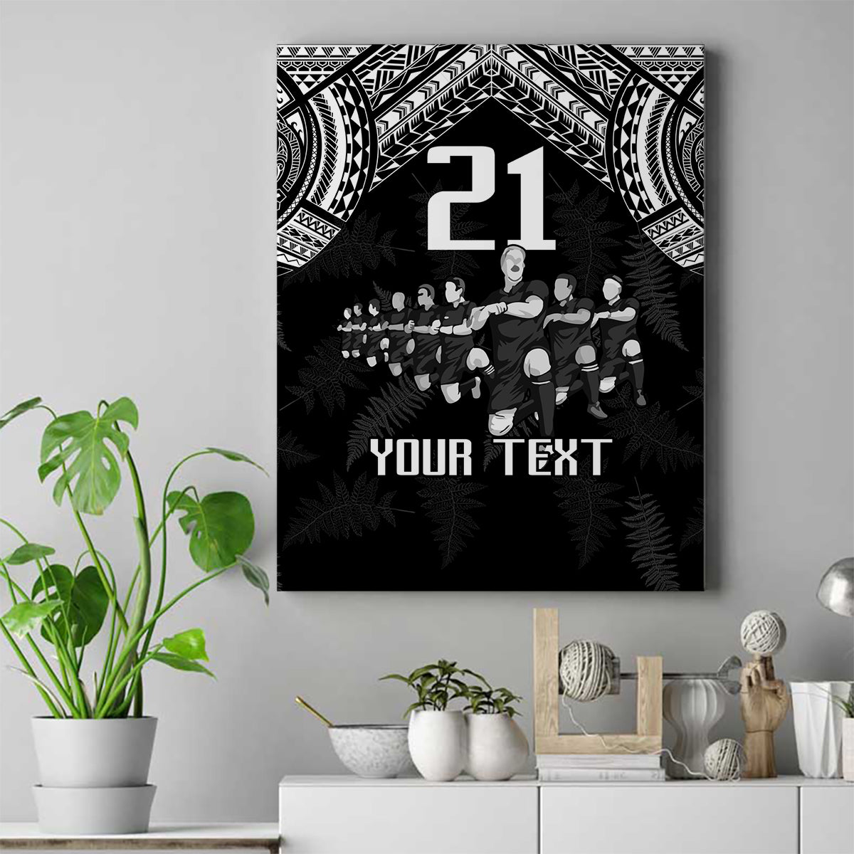 Custom NZ Rugby Canvas Wall Art Kapa Opango Maori Haka With Years of The All Black Champions LT9 - Wonder Print Shop