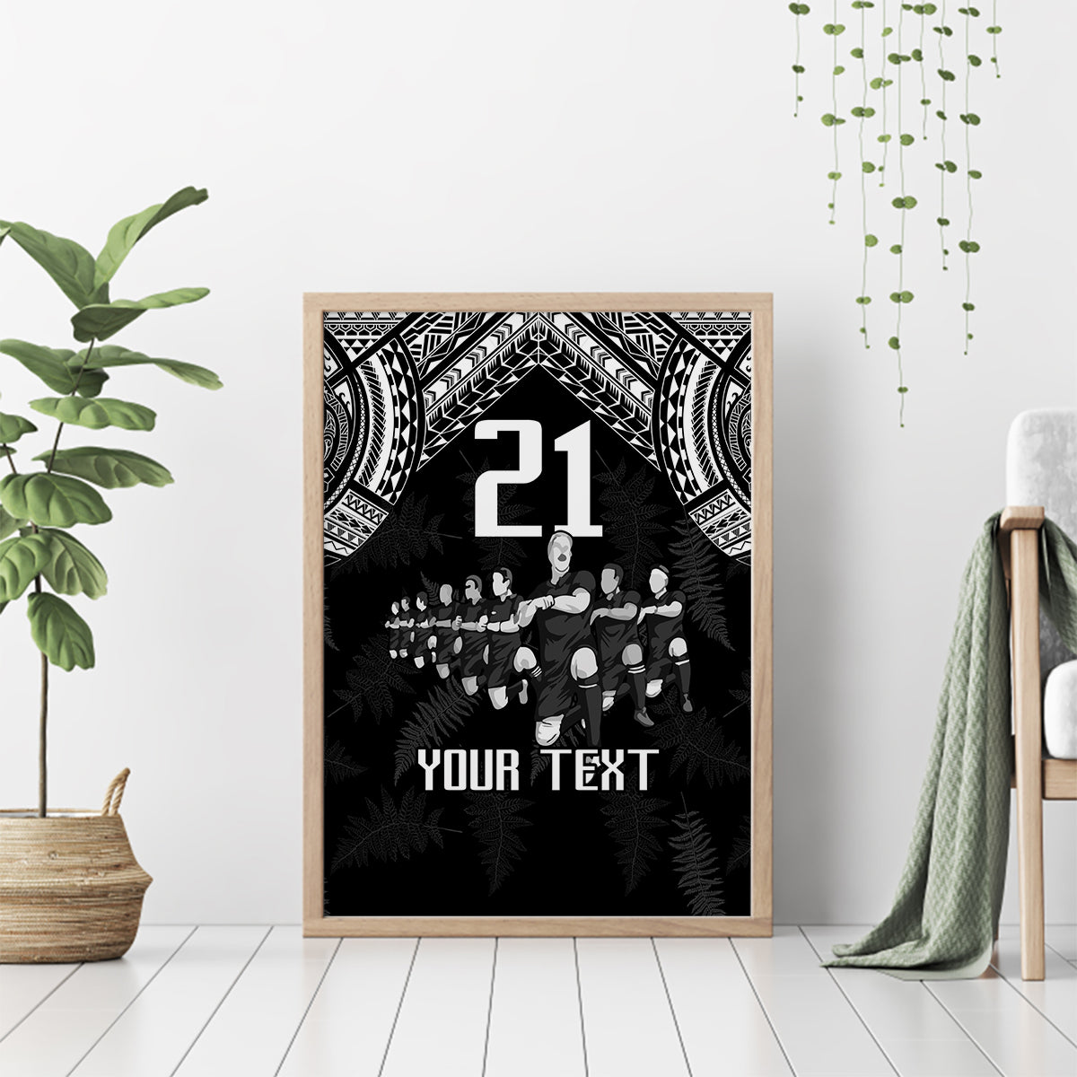 Custom NZ Rugby Canvas Wall Art Kapa Opango Maori Haka With Years of The All Black Champions LT9 - Wonder Print Shop