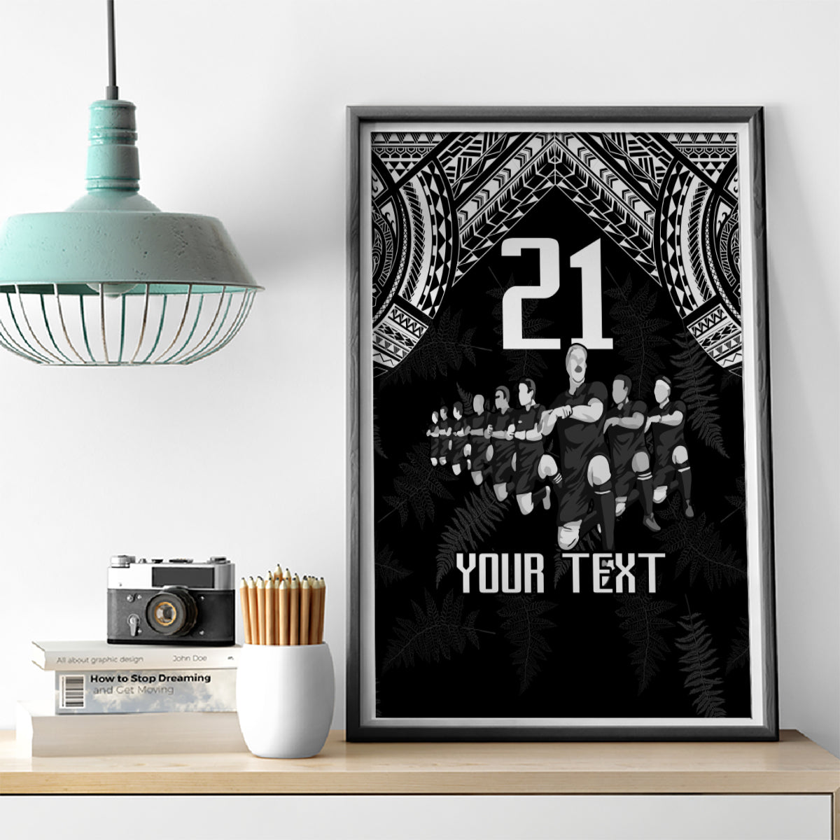 Custom NZ Rugby Canvas Wall Art Kapa Opango Maori Haka With Years of The All Black Champions LT9 - Wonder Print Shop