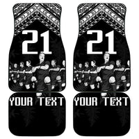 Custom NZ Rugby Car Mats Kapa Opango Maori Haka With Years of The All Black Champions LT9 - Wonder Print Shop