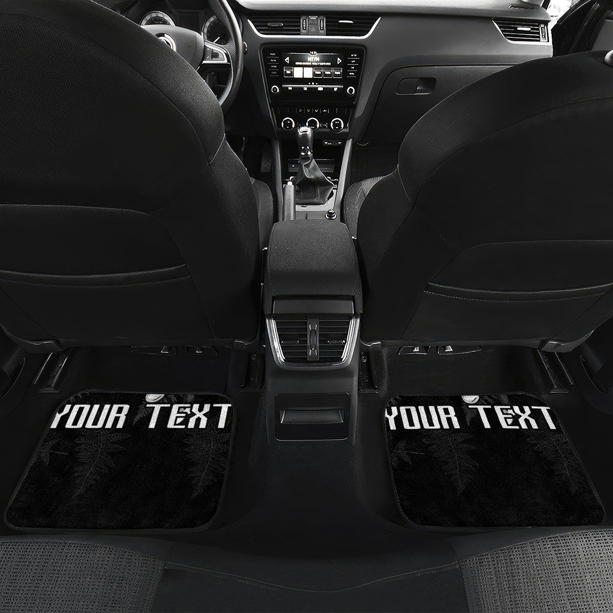 Custom NZ Rugby Car Mats Kapa Opango Maori Haka With Years of The All Black Champions LT9 - Wonder Print Shop