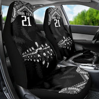 Custom NZ Rugby Car Seat Cover Kapa Opango Maori Haka With Years of The All Black Champions LT9 - Wonder Print Shop