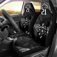 Custom NZ Rugby Car Seat Cover Kapa Opango Maori Haka With Years of The All Black Champions LT9 - Wonder Print Shop