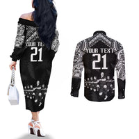 custom-nz-rugby-couples-matching-off-the-shoulder-long-sleeve-dress-and-long-sleeve-button-shirt-kapa-opango-maori-haka-with-years-of-the-all-black-champions