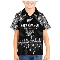 Custom NZ Rugby Family Matching Mermaid Dress and Hawaiian Shirt Kapa Opango Maori Haka With Years of The All Black Champions LT9 - Wonder Print Shop