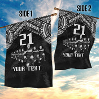 Custom NZ Rugby Garden Flag Kapa Opango Maori Haka With Years of The All Black Champions - Wonder Print Shop
