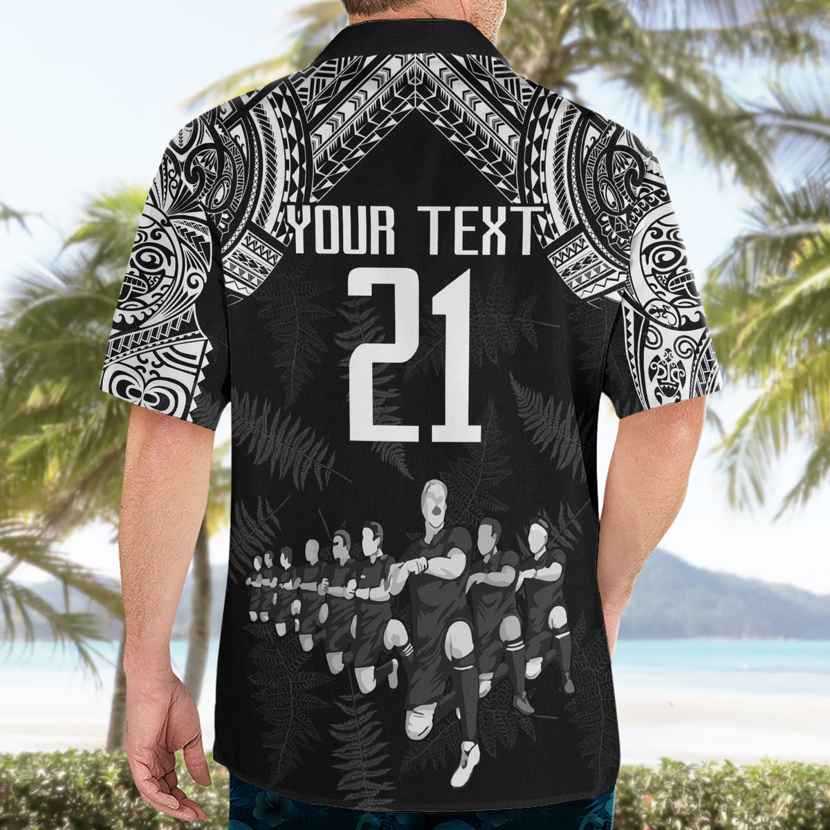 Custom NZ Rugby Hawaiian Shirt Kapa Opango Maori Haka With Years of The All Black Champions - Wonder Print Shop