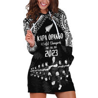 Custom NZ Rugby Hoodie Dress Kapa Opango Maori Haka With Years of The All Black Champions - Wonder Print Shop