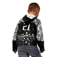 Custom NZ Rugby Kid Hoodie Kapa Opango Maori Haka With Years of The All Black Champions - Wonder Print Shop