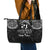 Custom NZ Rugby Leather Tote Bag Kapa Opango Maori Haka With Years of The All Black Champions - Wonder Print Shop