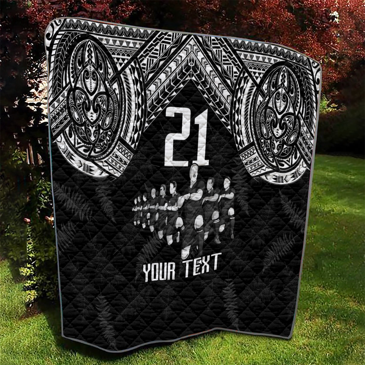 Custom NZ Rugby Quilt Kapa Opango Maori Haka With Years of The All Black Champions - Wonder Print Shop