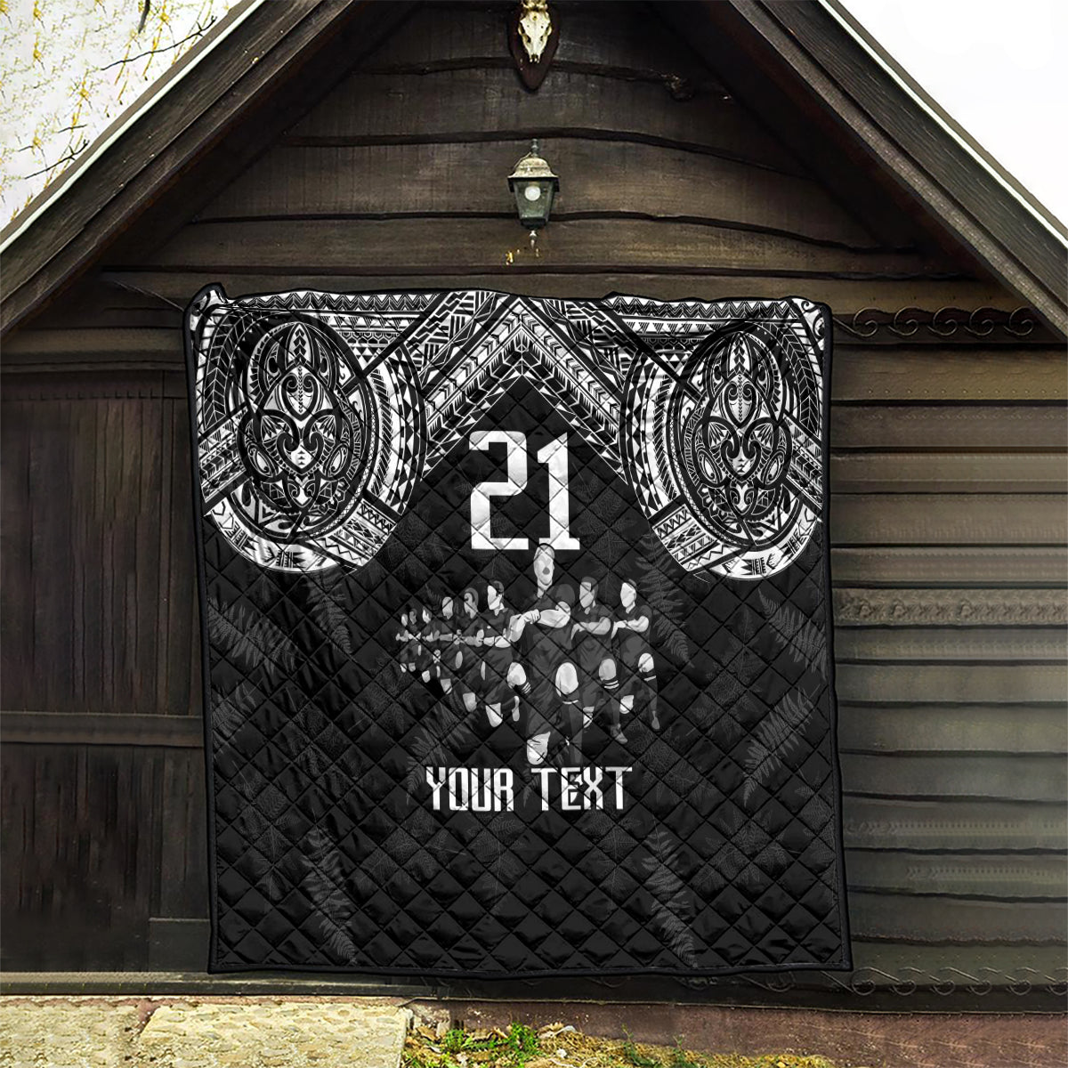 Custom NZ Rugby Quilt Kapa Opango Maori Haka With Years of The All Black Champions - Wonder Print Shop