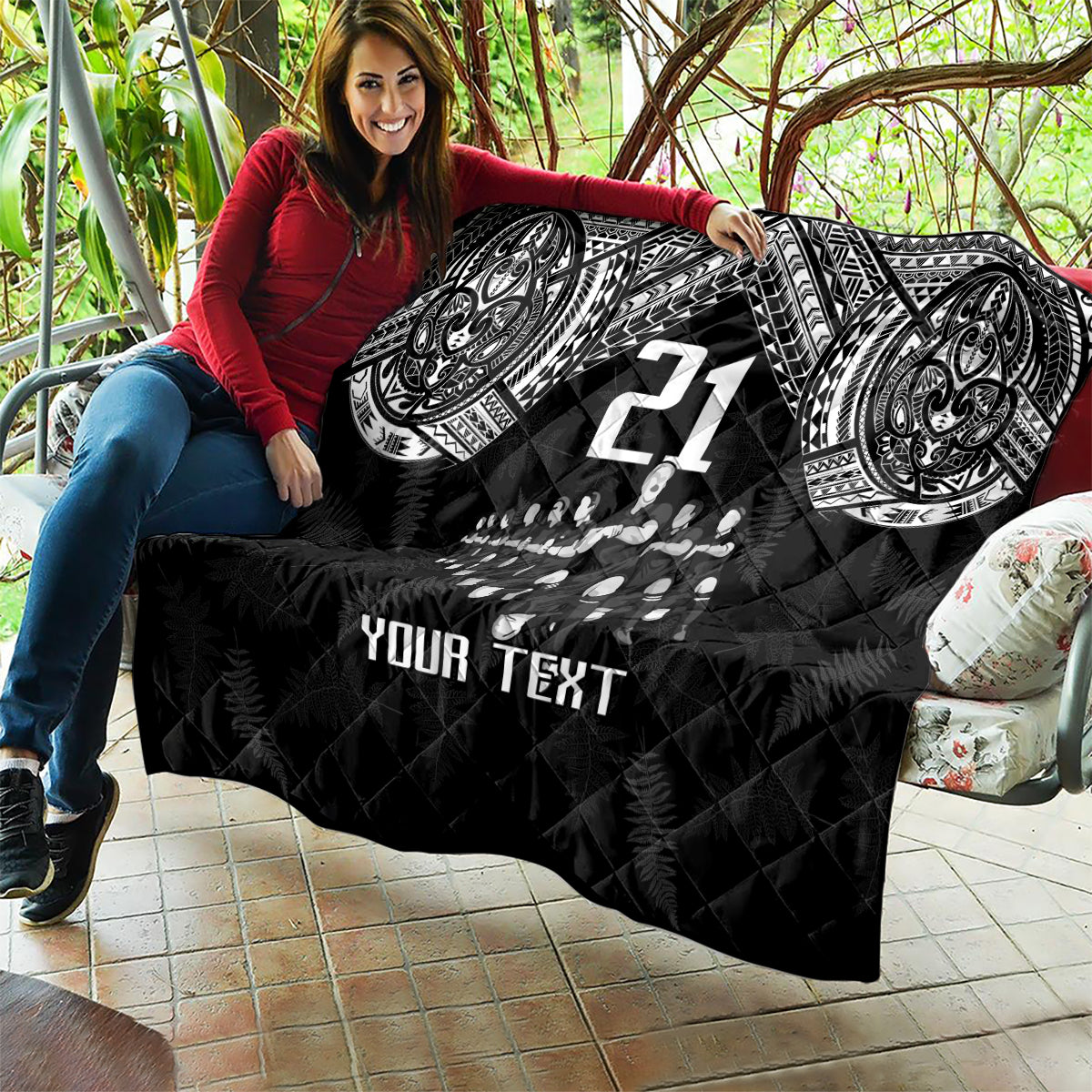 Custom NZ Rugby Quilt Kapa Opango Maori Haka With Years of The All Black Champions - Wonder Print Shop