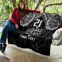 Custom NZ Rugby Quilt Kapa Opango Maori Haka With Years of The All Black Champions - Wonder Print Shop