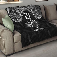Custom NZ Rugby Quilt Kapa Opango Maori Haka With Years of The All Black Champions - Wonder Print Shop