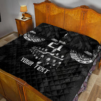 Custom NZ Rugby Quilt Bed Set Kapa Opango Maori Haka With Years of The All Black Champions - Wonder Print Shop