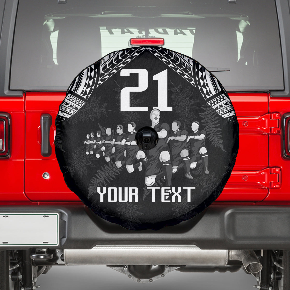 Custom NZ Rugby Spare Tire Cover Kapa Opango Maori Haka With Years of The All Black Champions - Wonder Print Shop