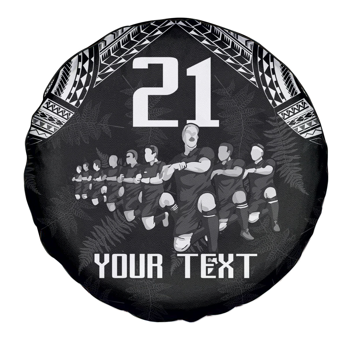 Custom NZ Rugby Spare Tire Cover Kapa Opango Maori Haka With Years of The All Black Champions - Wonder Print Shop
