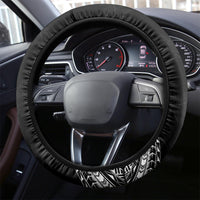 NZ Rugby Steering Wheel Cover Kapa Opango Maori Haka With Years of The All Black Champions - Wonder Print Shop