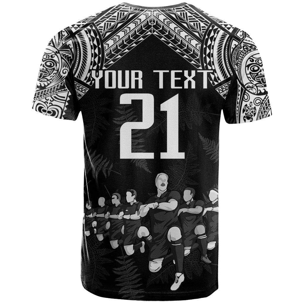 Custom NZ Rugby T Shirt Kapa Opango Maori Haka With Years of The All Black Champions - Wonder Print Shop