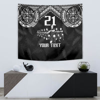 Custom NZ Rugby Tapestry Kapa Opango Maori Haka With Years of The All Black Champions - Wonder Print Shop