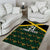 Jamaica Football Custom Area Rug Black Ethnic Motifs LT9 - Wonder Print Shop