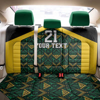 Jamaica Football Custom Back Car Seat Cover Black Ethnic Motifs LT9 - Wonder Print Shop