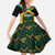 Jamaica Football Custom Family Matching Puletasi and Hawaiian Shirt Black Ethnic Motifs - Wonder Print Shop