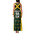 Jamaica Football Custom Family Matching Tank Maxi Dress and Hawaiian Shirt Black Ethnic Motifs - Wonder Print Shop