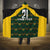 Jamaica Football Custom Hooded Blanket Black Ethnic Motifs