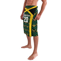 Jamaica Football Custom Lavalava Black Ethnic Motifs - Wonder Print Shop
