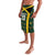 Jamaica Football Custom Lavalava Black Ethnic Motifs - Wonder Print Shop