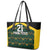 Jamaica Football Custom Leather Tote Bag Black Ethnic Motifs - Wonder Print Shop