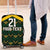 Jamaica Football Custom Luggage Cover Black Ethnic Motifs - Wonder Print Shop