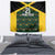 Jamaica Football Custom Tapestry Black Ethnic Motifs - Wonder Print Shop