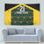 Jamaica Football Custom Tapestry Black Ethnic Motifs - Wonder Print Shop