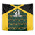 Jamaica Football Custom Tapestry Black Ethnic Motifs - Wonder Print Shop
