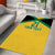 Jamaica Football Custom Area Rug Gold Ethnic Motifs LT9 - Wonder Print Shop