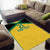 Jamaica Football Custom Area Rug Gold Ethnic Motifs LT9 - Wonder Print Shop