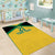 Jamaica Football Custom Area Rug Gold Ethnic Motifs LT9 - Wonder Print Shop