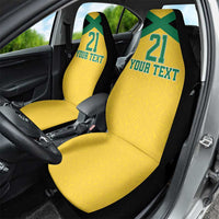 Jamaica Football Custom Car Seat Cover Gold Ethnic Motifs LT9 - Wonder Print Shop