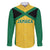 Jamaica Football Custom Family Matching Mermaid Dress and Hawaiian Shirt Gold Ethnic Motifs LT9 - Wonder Print Shop