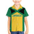 Jamaica Football Custom Family Matching Mermaid Dress and Hawaiian Shirt Gold Ethnic Motifs LT9 - Wonder Print Shop